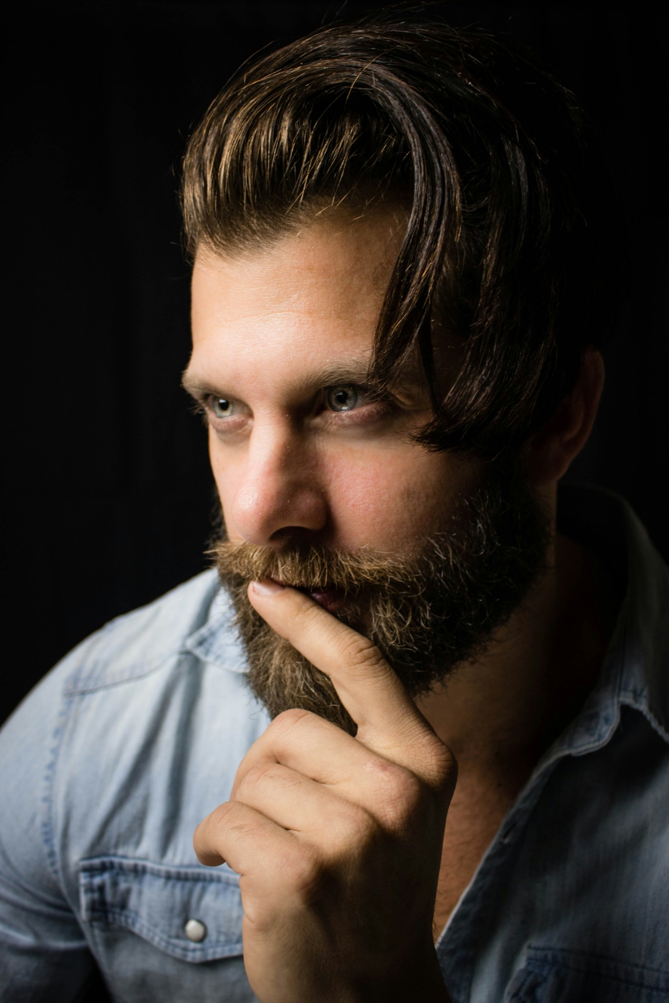 Bearded man portrait for Ancient Beard Origins